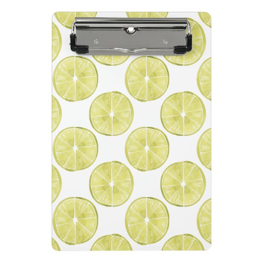 取り組もう |ライムパターン ミニクリップボード (正面)
