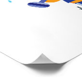 取り組んでいる豚 ポスター (角)