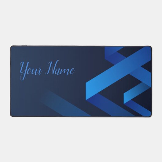 取り込まれていないミニマリストのダイナミック抽象芸術 デスクマット (正面)