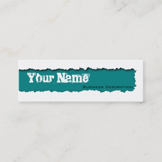 取り込んだ名刺 スキニー名刺 (正面)