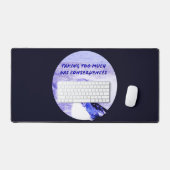 取り過ぎると後先が立つ デスクマット (キーボード&マウス)