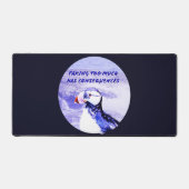 取り過ぎると後先が立つ デスクマット (正面)