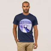 取り過ぎると後先が立つ Tシャツ (正面フル)