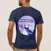 取り過ぎると後先が立つ Tシャツ (裏面)