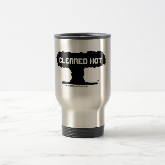 取り除かれた熱い旅行コーヒーカップ トラベルマグ (中央)