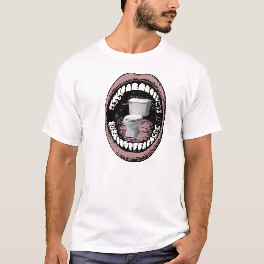 取るに足らない口 Tシャツ (正面)