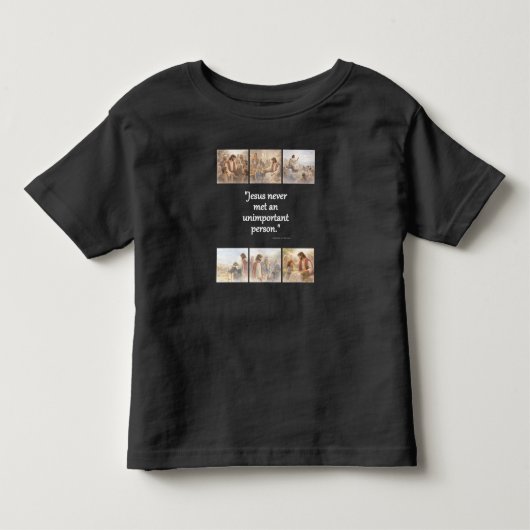 取るに足りない人なんていない トドラーTシャツ (正面)
