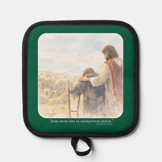 取るに足りない人なんていない 鍋敷き (正面)