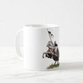 取付けられた騎士Templar コーヒーマグカップ (正面左)