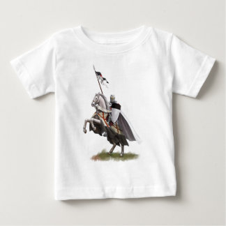 取付けられた騎士Templar ベビーTシャツ