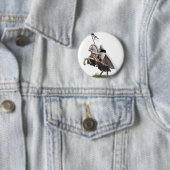 取付けられた騎士Templar 缶バッジ (インサイチュ)