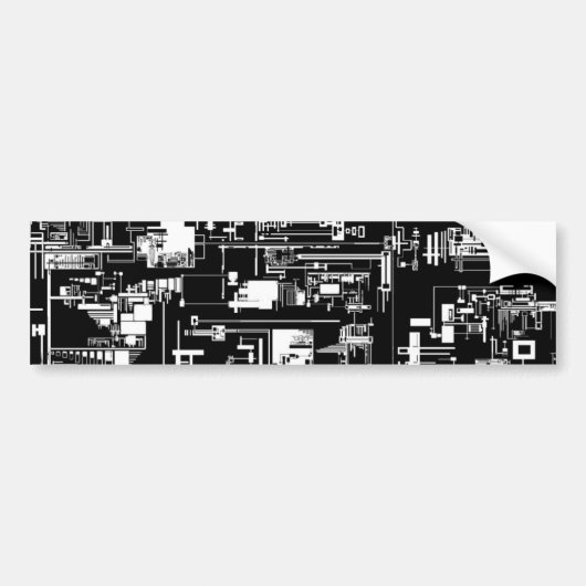 取入口1.0の黒 バンパーステッカー (正面)