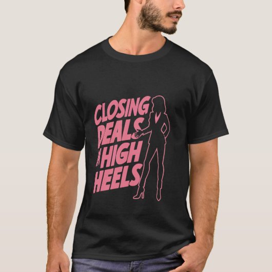 取引のクローズハイヒール------ Tシャツ (正面)