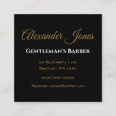 取引のツールのパーソナライズ スクエア名刺 (裏面)