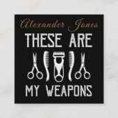 取引のツールのパーソナライズ スクエア名刺 (正面)