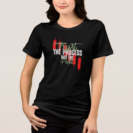 取引のモチベーション | 信頼 | 自己規律 トライブレンドTシャツ (正面)
