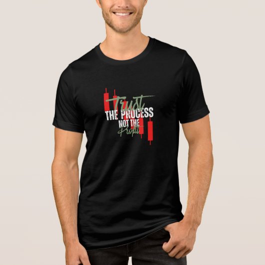 取引のモチベーション | 信頼 | 自己規律 トライブレンドTシャツ (正面)