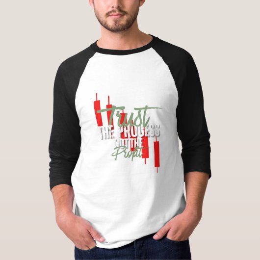 取引のモチベーション | 信頼 | 自己規律 Tシャツ (正面)