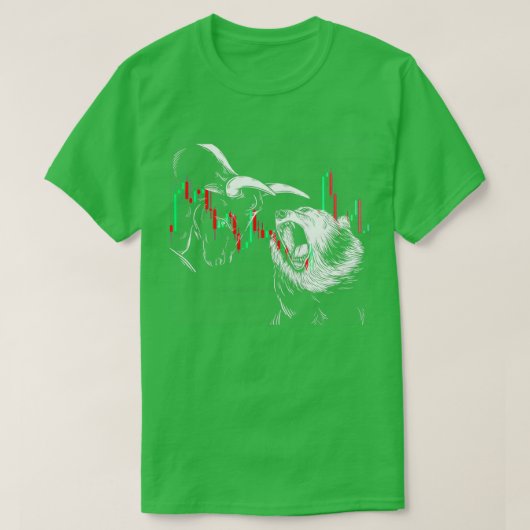 取引の強気対弱気要因 Tシャツ (デザイン正面)