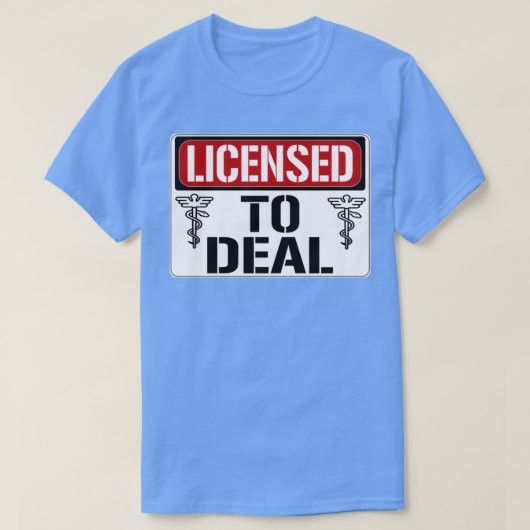 取引の許可を受ける Tシャツ (デザイン正面)