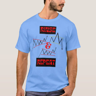 取引のforexとストックのリンスとリピート tシャツ