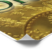 取引または取引される金ゴールドコインのポスター ポスター (角)