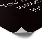 取引アドバイス及び真実 ポスター (角)