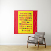 取引実在は、ここにポスタープリントタイプのワードアート タペストリー (インサイチュ)