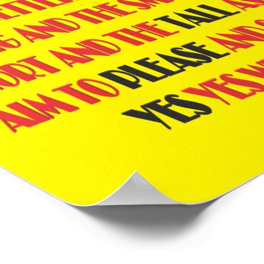 取引実在は、ここにポスタープリントタイプのワードアート ポスター (角)