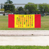 取引実在は、ここにポスタープリントタイプのワードアート 横断幕 (インサイチュ)