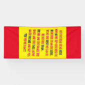 取引実在は、ここにポスタープリントタイプのワードアート 横断幕 (横)