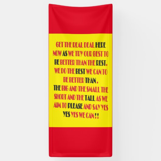 取引実在は、ここにポスタープリントタイプのワードアート 横断幕 (縦)