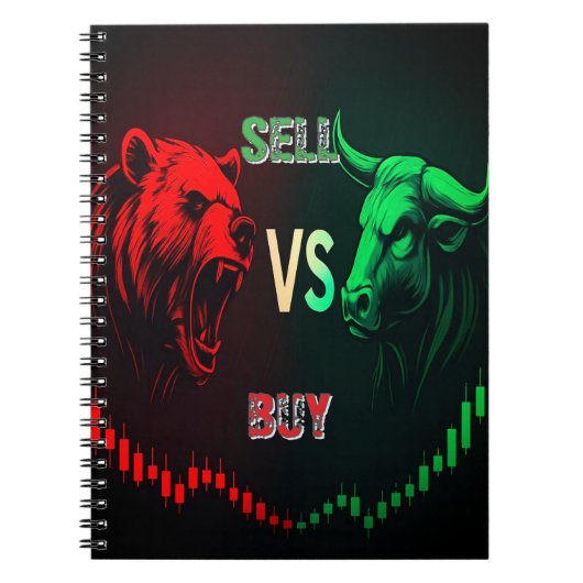 取引戦略：トレーダーのデイリー・ノート ノートブック (正面)