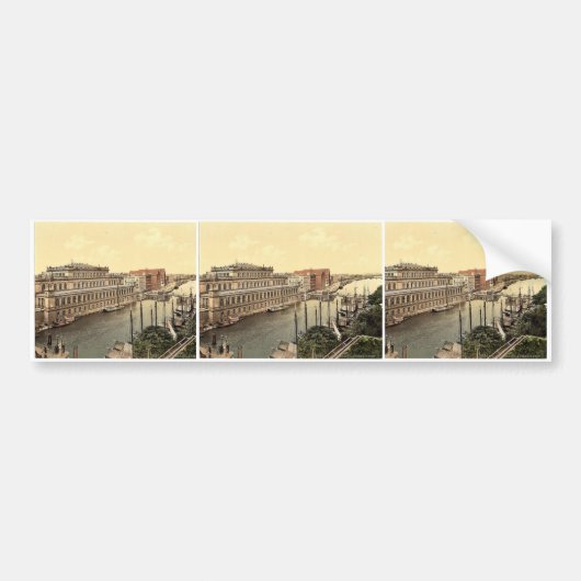 取引所および港、Konigsbergの東のプロシア、G バンパーステッカー (正面)