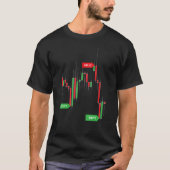 取引買低売り高株取引Crypto T Tシャツ (正面)
