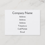 取引。新規バスルーム 名刺 (裏面)