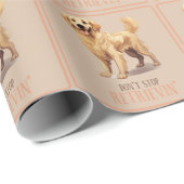 取得しなストップい – 犬の恋人 – ゴールデンリトリバー ラッピングペーパー (ロールコーナー)