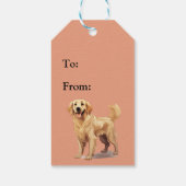 取得しなストップい – 犬の愛人 – ゴールデンリトリバー ギフトタグ (裏面)