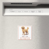 取得しなストップい – 犬の愛人 – ゴールデンリトリバー マグネット (インサイチュ (食洗機))