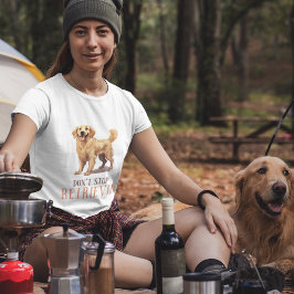 取得しなストップい – 犬好き女性 Tシャツ