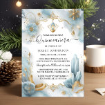 取得ランプアイボリーアイススカイ金ゴールドライトブルーキンセアニェラ 招待状<br><div class="desc">Get Lampアイボリーアイスカイ金ゴールドライトブルーキンセアニラお祝いでキンセアニラ招待状をライトアップ！この放射デザインは、柔らかいアイボリー、氷のような空、そして明るい青の色合いと輝く金ゴールドのアクセントを組み合わせ、魅力的で魅力的な外観をエレガント作り出す。美しいと喜びの日に愛する人を招待するのに最適な、この招待は彼女の特別な瞬間の本質を捉える。マイルストーンを忘れられない状態にするために今すぐ注文！</div>