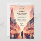 取得ロブスタービーチ海サマーニューオーリンズ結婚ズ 招待状 (正面)