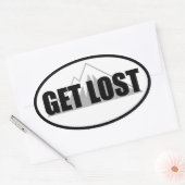 取得失った 楕円形シール (封筒)