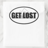 取得失った 楕円形シール (バッグ)