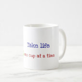 取得生命1つのコップの一度にコーヒー・マグ コーヒーマグカップ (正面右)