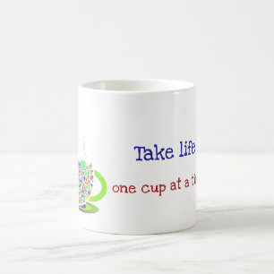 取得生命1つのコップの一度にコーヒー・マグ コーヒーマグカップ