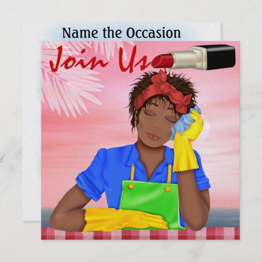 取得遠くに時間 – SRF 招待状 (正面/裏面)