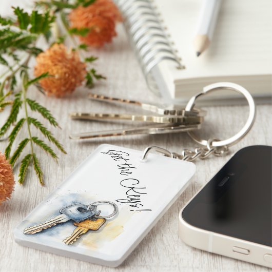 取得鍵実在エテートマーケティング キーホルダー (正面右)