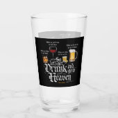 取得飲して天国に行く(アイルランドのドリンクトースト) タンブラーグラス (裏面)