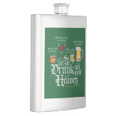 取得飲して天国に行く(アイルランドのドリンクトースト) フラスク (右)